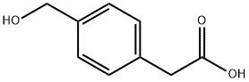 4-(羟甲基)苯醋酸 结构式