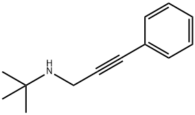 N-(叔丁基)-3-苯基丙-2-炔-1-胺 结构式