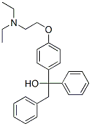 1-(4-(2-(二乙基氨基)乙氧基)苯基)-1,2-二苯基乙醇 结构式