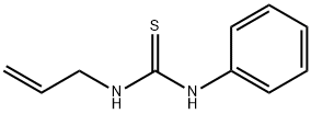 1-烯丙基-3-苯基硫脲 结构式