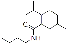 N-butyl-2-isopropyl-5-methylcyclohexanecarboxamide 结构式