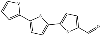 2,2‘:5',2”-三噻吩-5-甲醛 结构式