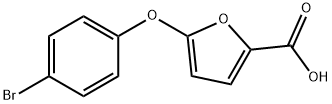 5-(4-Bromophenoxy)-2-furoic acid 结构式