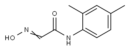 (E)-N-(2,4-二甲基苯基)-2-(羟基亚胺)乙酰胺 结构式