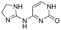 2(1H)-Pyrimidinone,  4-[(4,5-dihydro-1H-imidazol-2-yl)amino]-  (9CI) 结构式