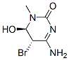 2(1H)-Pyrimidinone,4-amino-5-bromo-5,6-dihydro-6-hydroxy-1-methyl-,trans-(9CI) 结构式