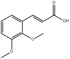 2,3-二甲氧基肉桂酸 结构式