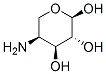 alpha-L-Arabinopyranose, 4-amino-4-deoxy- (9CI) 结构式