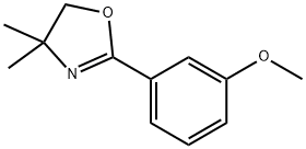 4,5-DIHYDRO-2-(3-METHOXYPHENYL)-4,4-DIMETHYLOXAZOLE 结构式
