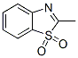 Benzothiazole, 2-methyl-, 1,1-dioxide (9CI) 结构式