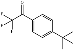 1-(4-(叔丁基)苯基)-2,2,2-三氟乙酮 结构式