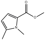 1,5-二甲基-1H-吡咯-2-羧酸甲酯 结构式