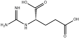 (S)-(-)-2-胍基戊二酸 结构式