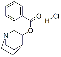 DL-3-BENZOYLOXYQUINUCLIDINE HYDROCHLORIDE 结构式