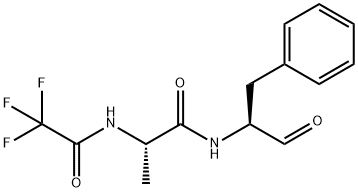 N-trifluoroacetylalanylphenylalaninal 结构式