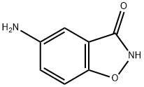 5-氨基-1,2-苯并异恶唑-3(2H)-酮 结构式