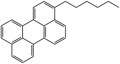 3-Hexylperylene 结构式