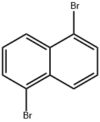 1,5-二溴萘 结构式
