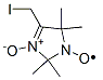 4-iodomethyl-2,2,5,5-tetramethyl-3-imidazoline-3-oxide-1-oxyl 结构式