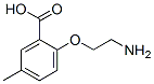 Benzoic acid, 2-(2-aminoethoxy)-5-methyl- (9CI) 结构式