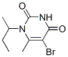 5-Bromo-1-sec-butyl-6-methyluracil 结构式