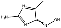 4H-Imidazol-4-one,2-amino-5-methyl-,oxime(9CI) 结构式