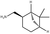(-)-顺-6,6-二甲基双环[3.1.1]-2-氨甲基 结构式