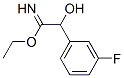 Benzeneethanimidic  acid,  3-fluoro--alpha--hydroxy-,  ethyl  ester  (9CI) 结构式