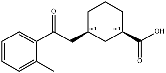 CIS-3-[2-(2-METHYLPHENYL)-2-OXOETHYL]CYCLOHEXANE-1-CARBOXYLIC ACID