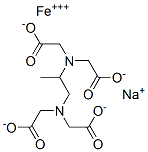 1,2-丙二胺-N,N,N',N'-四乙酸铁钠盐 结构式