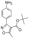 4-Isoxazolecarboxylicacid,3-(4-aminophenyl)-5-methyl-,1,1-dimethylethylester(9CI) 结构式