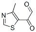 5-Thiazoleacetaldehyde,  4-methyl--alpha--oxo- 结构式