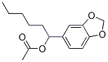 1-benzo[1,3]dioxol-5-ylhexyl acetate 结构式