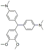 4-[(3,4-dimethoxyphenyl)-(4-dimethylaminophenyl)methyl]-N,N-dimethyl-a niline 结构式