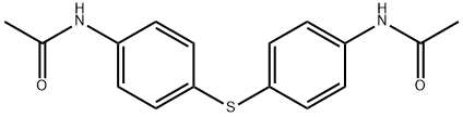 N-[4-(4-acetamidophenyl)sulfanylphenyl]acetamide 结构式