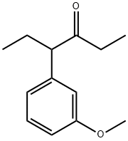 3-(m-Methoxyphenyl)-4-hexanone 结构式