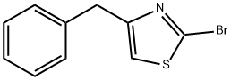 2-溴-4-(苯基甲基)噻唑 结构式