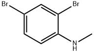 2,4-二溴-N-甲基苯胺 结构式