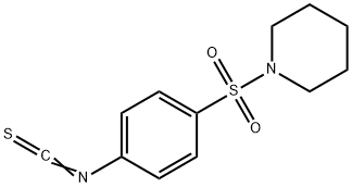 N-(4-哌啶子基磺酰基苯基)硫代异氰酸酯 结构式