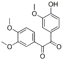 1-(3,4-dimethoxyphenyl)-2-(4-hydroxy-3-methoxy-phenyl)ethane-1,2-dione 结构式