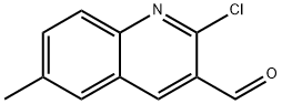 2-氯-6-甲基喹啉-3-甲醛 结构式