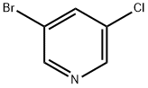 3-溴-5-氯吡啶 结构式