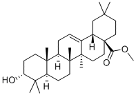 3-HYDROXY-(3ALPHA)-OLEAN-12-EN-28-OIC ACID METHYL ESTER 结构式