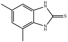 2H-Benzimidazole-2-thione,1,3-dihydro-4,6-dimethyl-(9CI) 结构式