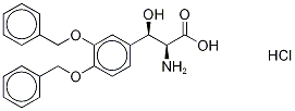 3,4-Di-O-benzyl DL-threo-Droxidopa Hydrochloride 结构式