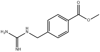 4-胍基甲基苯甲酸甲酯 结构式
