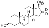 5-ANDROSTEN-3BETA,17BETA-DIOL-16,16,17-D3 结构式