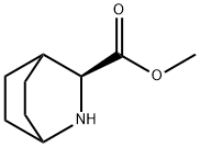 2-Azabicyclo[2.2.2]octane-3-carboxylicacid,methylester,(3S)-(9CI) 结构式