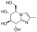 Imidazo[1,2-a]pyridine-6,7,8-triol, 5,6,7,8-tetrahydro-5-(hydroxymethyl)-2-methyl-, (5R,6R,7S,8S)- (9CI) 结构式