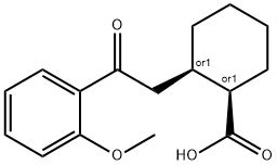 CIS-2-[2-(2-METHOXYPHENYL)-2-OXOETHYL]CYCLOHEXANE-1-CARBOXYLIC ACID 结构式